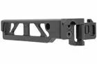 Stock tube ST-6 skeleton picatinny metal 6 position folding black 5KU