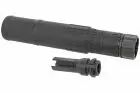 Dummy Silencer CGS QD 14mm CCW Black with flame arrestor Airsoft Artisan