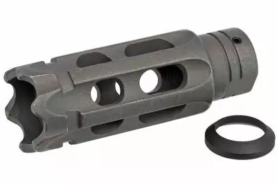 Mini Heel Breacher Brake Grey 14mm CCW 5KU flame guard