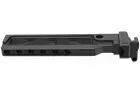 AK GHK / LCT / CYMA 5KU black skeleton metal folding stock tube ST-6