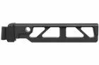AK GHK / LCT / CYMA 5KU black skeleton metal folding stock tube ST-6
