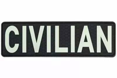 Civilian Phosphorescent PVC patch JTG