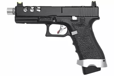 EU7 Vented Slide Match Black & Silver VORSK Gas