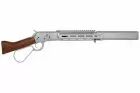 Replica 1873RS Wooden Silver Carbine A&K Gas