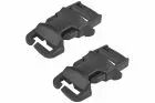 Set of 2 Clip Buckle Quick Attach QASM Black WOSPORT