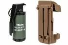Dummy Flash Grenade with Soft Holder Tan Specna Arms