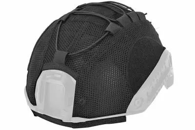 Tactical helmet cover elastic WST Black for FAST WOSPORT helmet