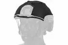 Tactical helmet cover elastic WST Black for FAST WOSPORT helmet