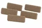 Pack of 5 M-Lok V2 rail covers FDE Strike Industries
