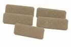 Pack of 5 V1 M-Lok FDE Strike Industries rail covers
