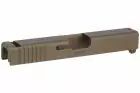 Aluminium breech CNC FDE for type G19 Gen3 Marui Guarder