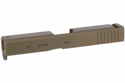 Aluminium breech CNC FDE for type G19 Gen3 Marui Guarder