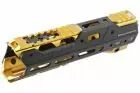 Handguard 8.5  GRIDLOK Black / Gold Strike Industries