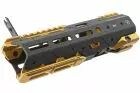 Handguard 8.5  GRIDLOK Black / Gold Strike Industries