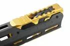 Handguard 8.5  GRIDLOK Black / Gold Strike Industries