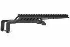 Mount type B51 Black for PKM AEG A&K Airsoft Artisan