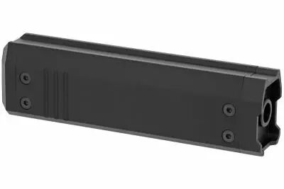 Muffler Barrel Extension 130mm AAP01 / 01C Black 14mm CCW AAC