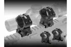 Adjustable mounting rings 25.4mm/30mm 2 in 1 Black Laylax