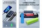 K2A 3-in-1 dual charger for KLARUS rechargeable batteries