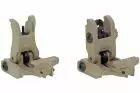 Flip Up Iron Sight DE Double Bell front and rear sights