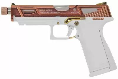 新品未使用★ G&G GTP 9 Rose Gold 
GAS-GPM G&G GTP9 Gas Blowback Airsoft Pistol (Color: Rose Gold