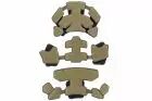 Tan comfort foam kit for FMA helmets