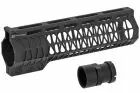 CNC handguard M4/AR15 Superlight Speedsoft 7  Black Mancraft
