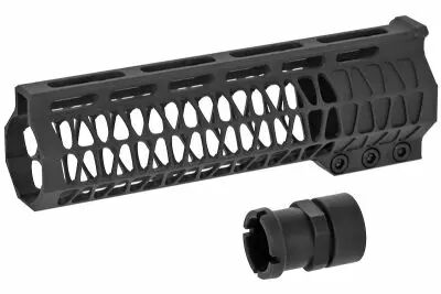 CNC handguard M4/AR15 Superlight Speedsoft 7  Black Mancraft
