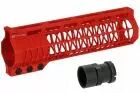 CNC handguard M4/AR15 Superlight Speedsoft 7  Red Mancraft