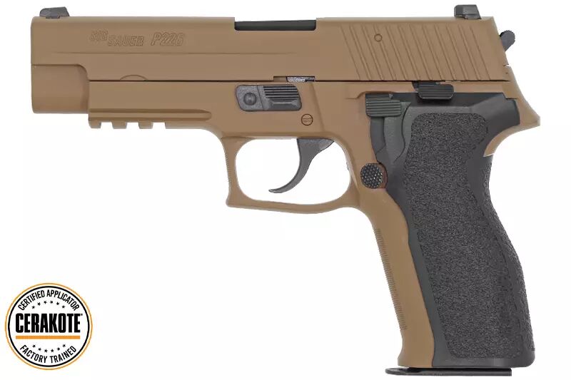 SIG SAUER P226 E2 Troy Tan Tokyo Marui Gaz Cerakote