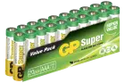 Pack of 20 LR03 AAA GP Batteries