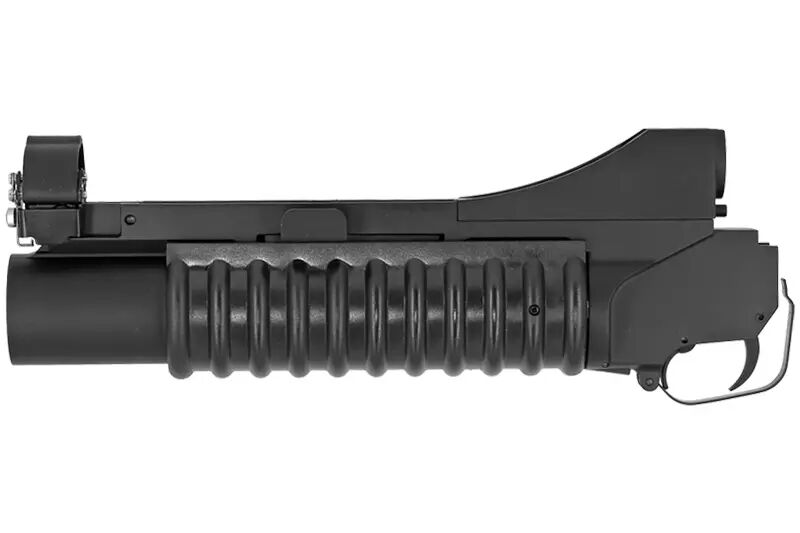 M203 short black metal grenade launcher and 40mm 36 ball Double Bell grenade