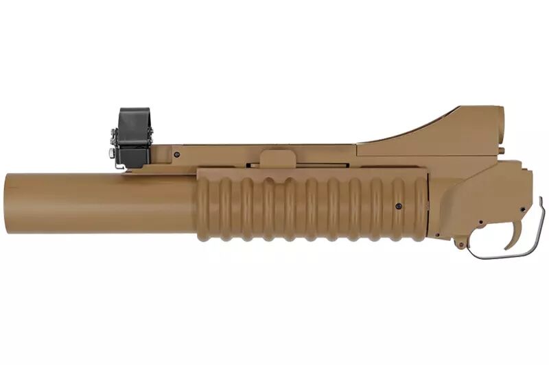 Lance grenade M203 long metal tan and grenade 40mm 36 balls Double Bell