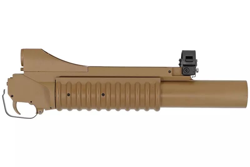 Lance grenade M203 long metal tan and grenade 40mm 36 balls Double Bell