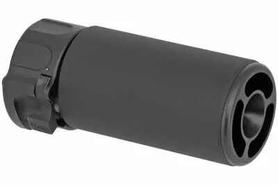 Warden V2 QD muffler and 14mm black flame arrestor CCW 5KU