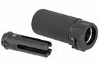 Warden V2 QD muffler and 14mm black flame arrestor CCW 5KU