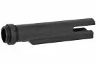 Black CRANE type stock & stock tube for M4 AEG Double Bell