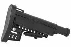 Black VLTOR type stock & stock tube for M4 AEG Double Bell