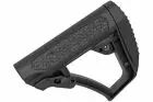 DD type stock + low profile black buttpad for M4 AEG Double Bell