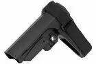 Black SBA3 type stock for M4 AEG Double Bell