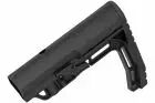 Black MFT type stock for M4 AEG Double Bell