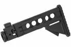 Black folding stock type LR300 for M4 AEG Double Bell