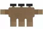 Molle Patch for Front Panel Multipurpose 5.56 Triple Mag WOSPORT