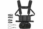 Chest Board Tactical Laser Cut Multicam Black WOSPORT