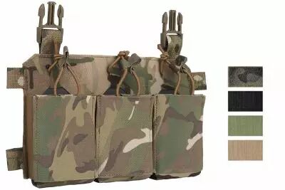 Front Panel Velcro Multipurpose 5.56 Triple Mag WOSPORT