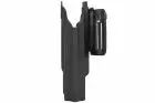 Lightweight Kydex type holster for Glock + X300 black WOSPORT