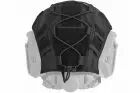 Black helmet cover for FAST helmet size L/XL WOSPORT