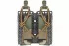 Elastic Pistol Pouch Double Mag WOSPORT