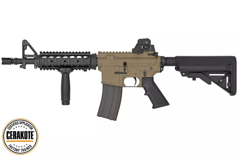 Replica M4A1 MWS CQBR BLOCK 1 Tokyo Marui GBBR FDE Cerakote