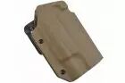 Lightweight Kydex type holster for SIG + X300 tan WOSPORT